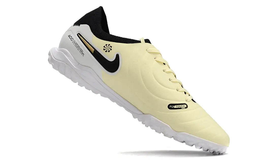 Nike Tiempo Legend 10 Pro Tf Artificial Turf - Beige/Black/White Soccer Cleats