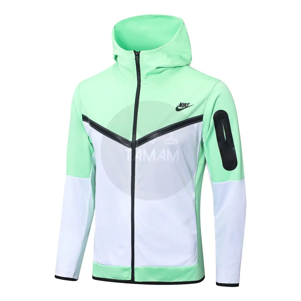 Nike Tracksuit White and Green DRI FIT