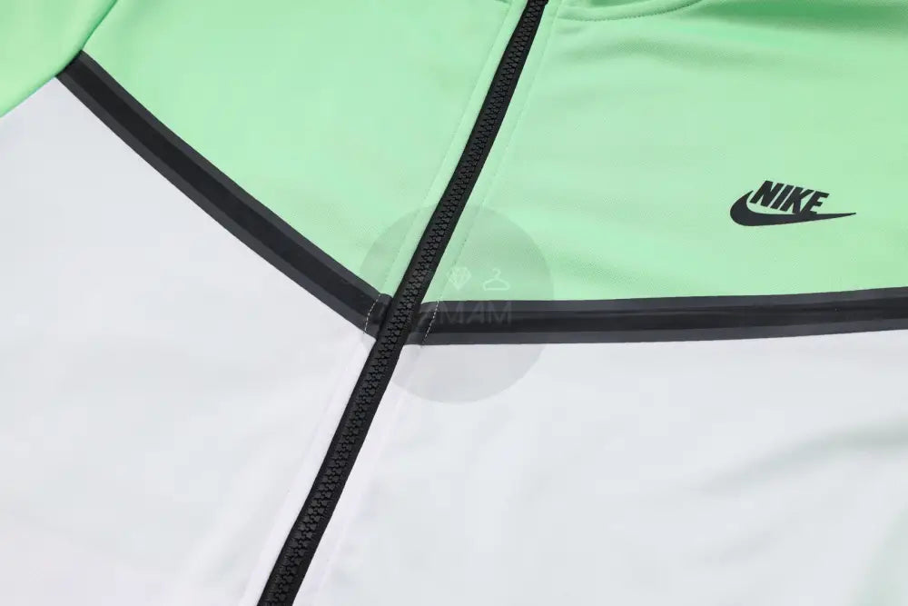 Nike Tracksuit White And Green - Dri Fit