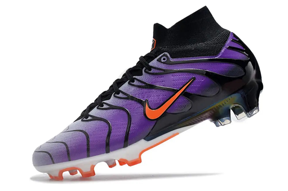 Nike Zoom Mercurial Air Max Plus Pack Superfly 9 Fg - Purple/Black/Orange Soccer Cleats