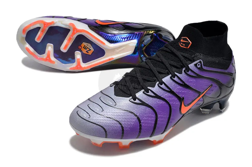 Nike Zoom Mercurial Air Max Plus Pack Superfly 9 Fg - Purple/Black/Orange Soccer Cleats