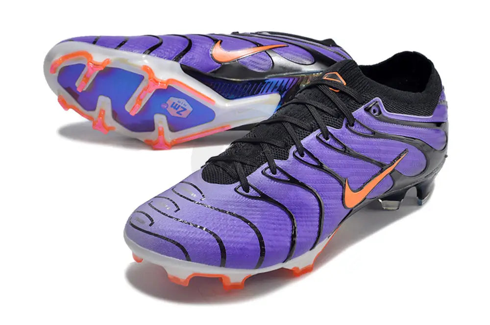 Nike Zoom Mercurial Air Max Plus Pack Tn 9 Fg - Purple/Black/Orange Soccer Cleats