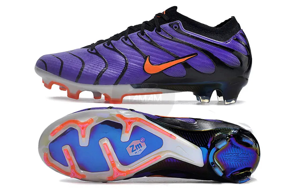 Nike Zoom Mercurial Air Max Plus Pack Tn 9 Fg - Purple/Black/Orange Soccer Cleats