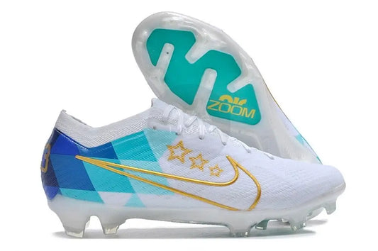 Nike Zoom Mercurial Vapor 15 Elite Fg Enzo Fernandez - White/Blue/Gold Soccer Cleats