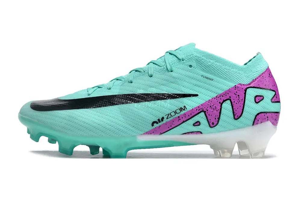 Nike Zoom Mercurial Vapor 15 Elite Fg Peak Ready Pack - Ice Blue/Purple/Black/White Soccer Cleats