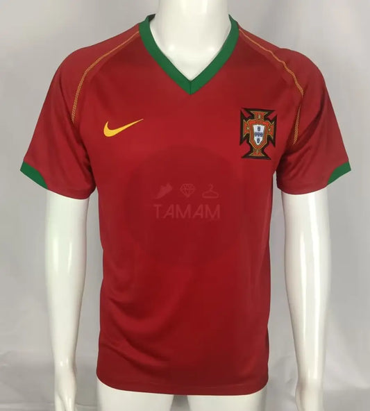 Portugal Home Kit Retro International 06/08 Football Jersey