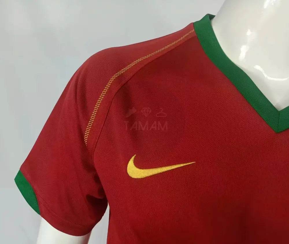 Portugal Home Kit Retro International 06/08 Football Jersey