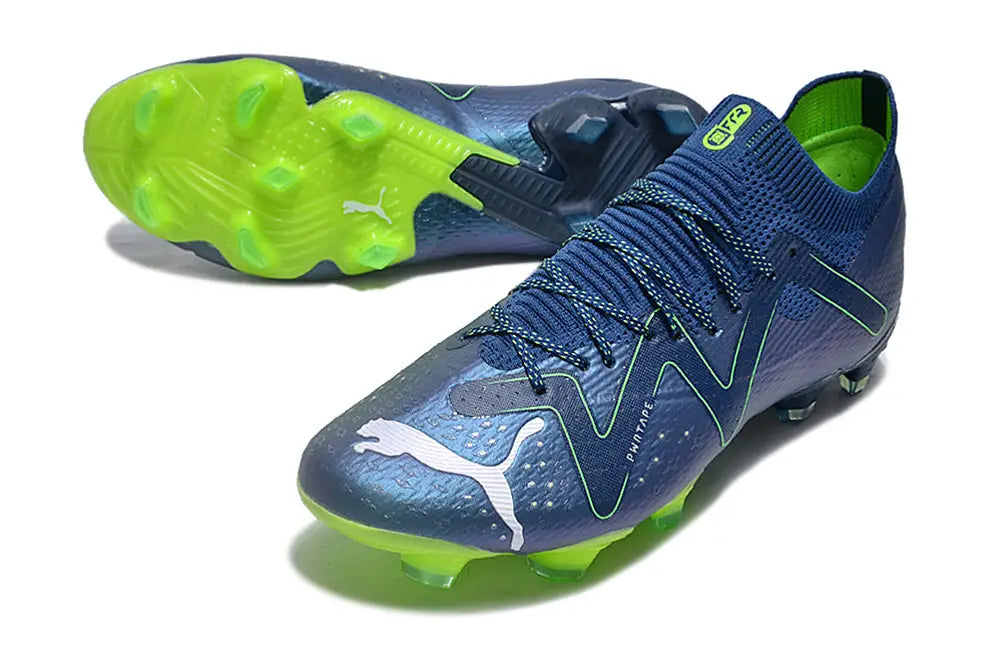 Puma Future Ultimate Fg/Ag Gear Up Pack - Persian Blue/Pro Green Soccer Cleats