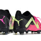 Puma Future Ultimate Fg/Ag Tricks Pack - Black/Ravish/Fast Yellow Soccer Cleats