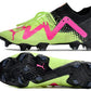 Puma Future Ultimate Fg/Ag Tricks Pack - Black/Ravish/Fast Yellow Soccer Cleats