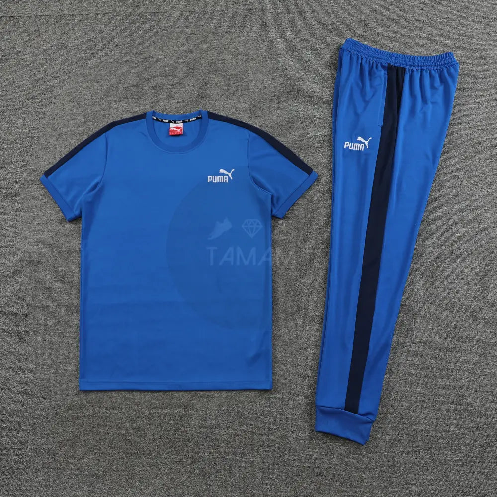 Puma T7 Blue Set Shirt + Pants Tracksuit