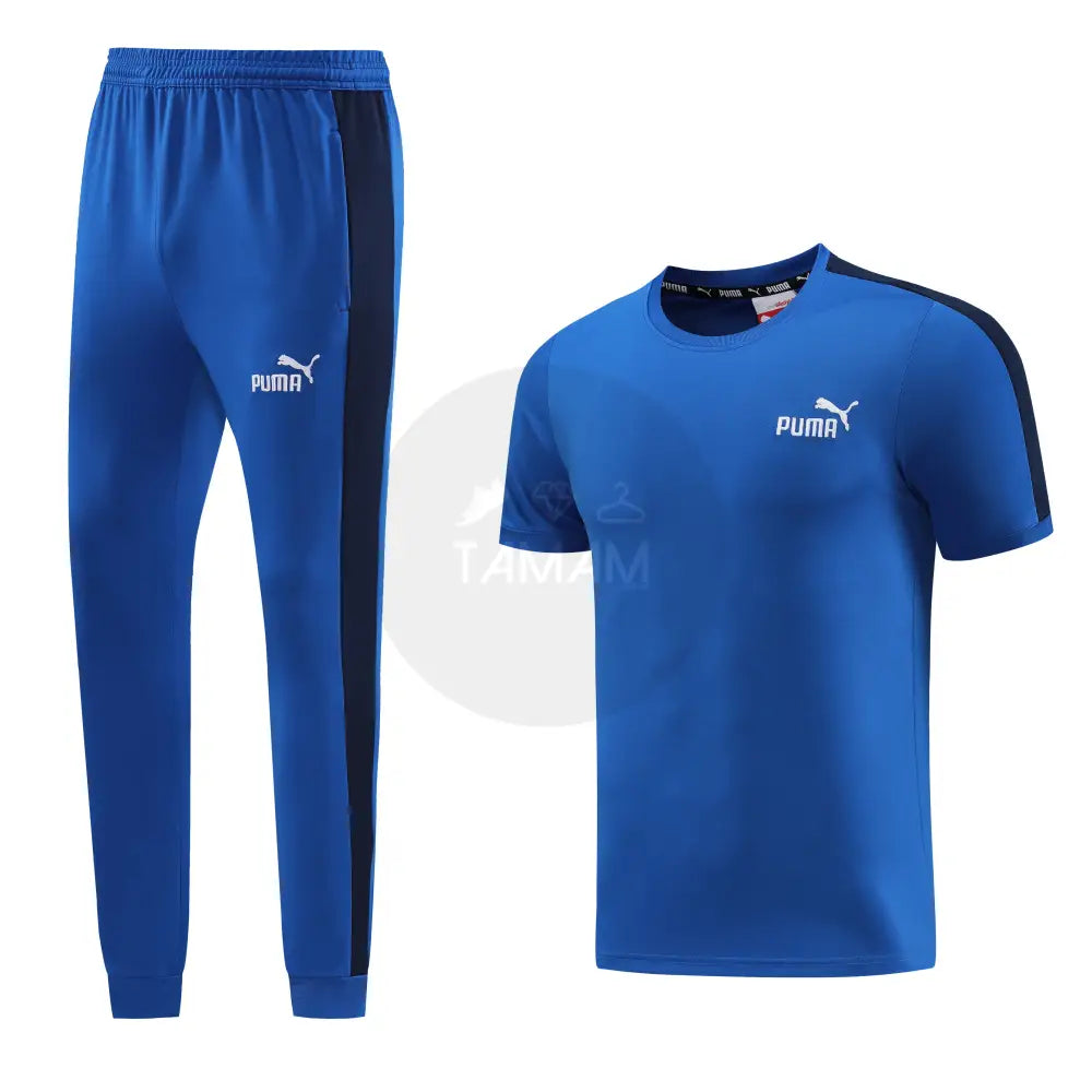 Puma T7 Blue Set Shirt + Pants Tracksuit