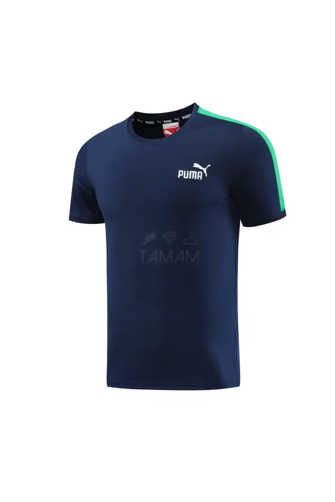 Puma T7 Navy Green Set Shirt + Pants Tracksuit