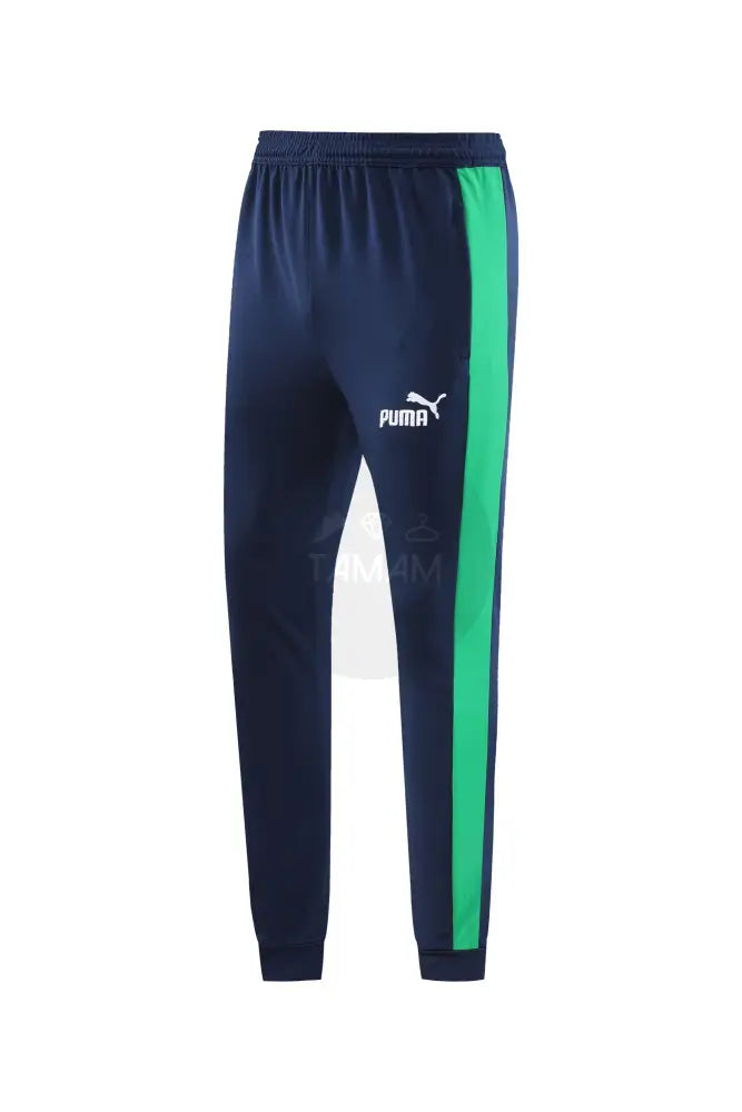 Puma T7 Navy Green Set Shirt + Pants Tracksuit