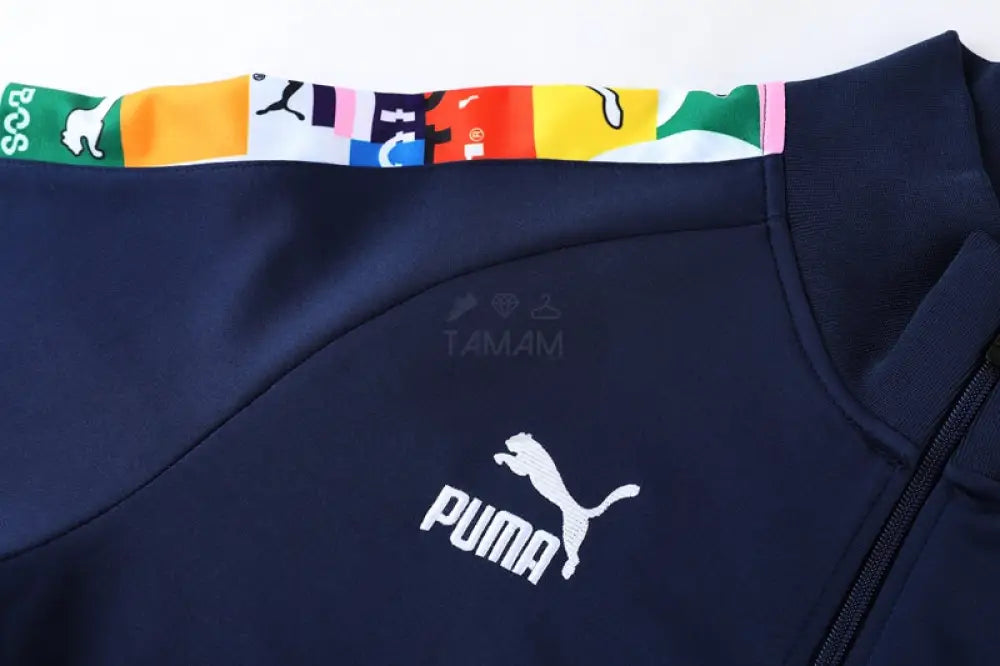 Puma T7 Tracksuit Navy Blue