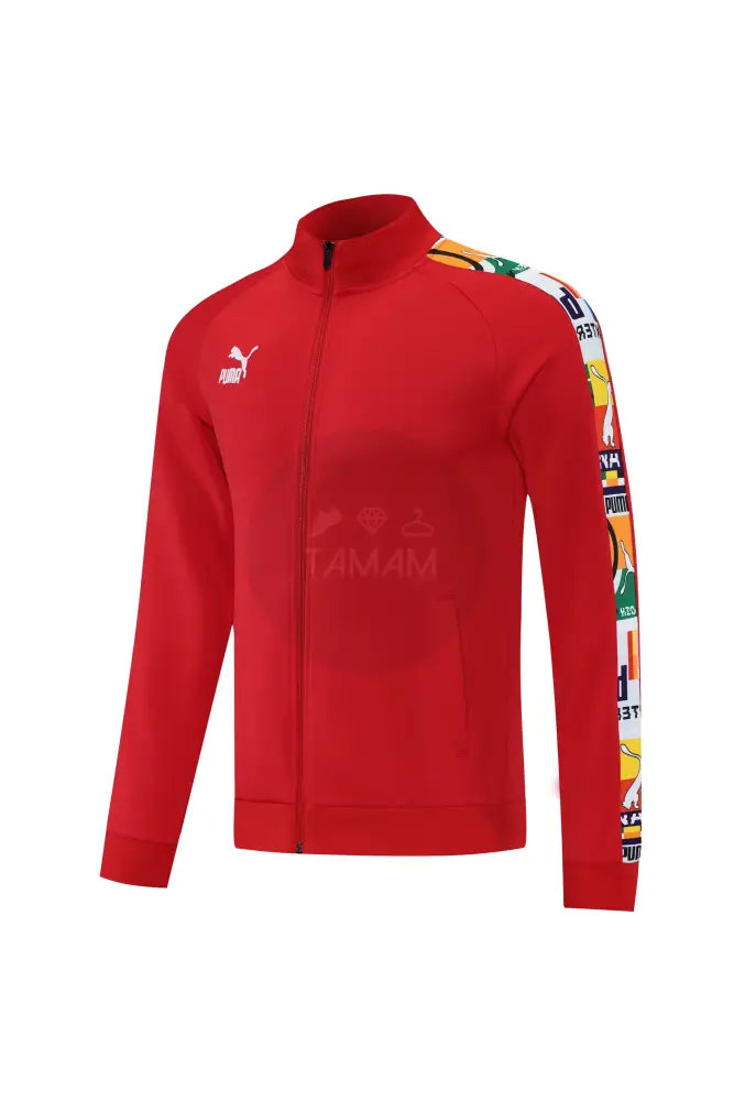 Puma T7 Tracksuit Red