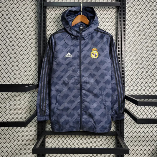 Real Madrid Away Black Windbreaker 23/24