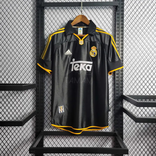 Real Madrid Away Kit Retro 99/01 Football Jersey