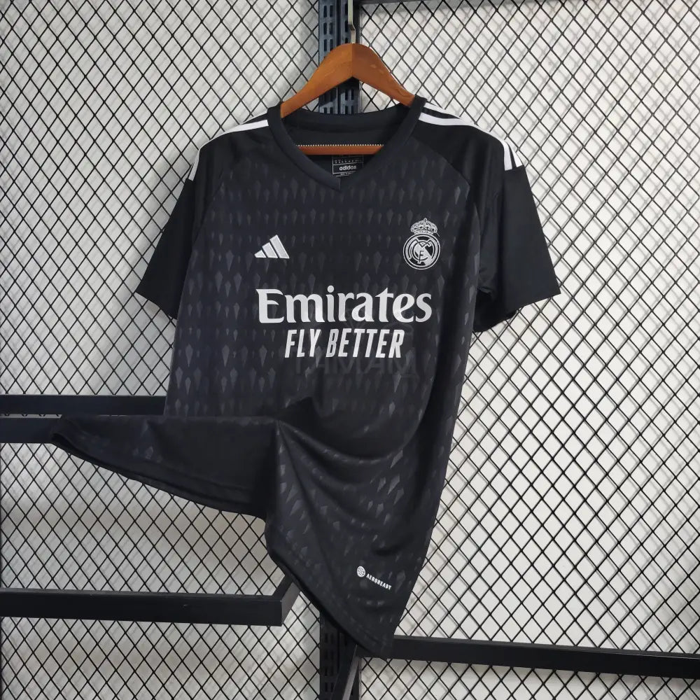 Real Madrid Black Goalkeeper Kit 23/24 Football Jersey