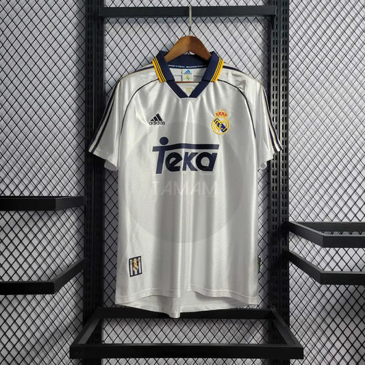 Real Madrid Home Kit Retro 98/00 Football Jersey