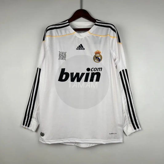 Real Madrid Retro 09/10 Kit Long Sleeves Sleeves Football Jersey