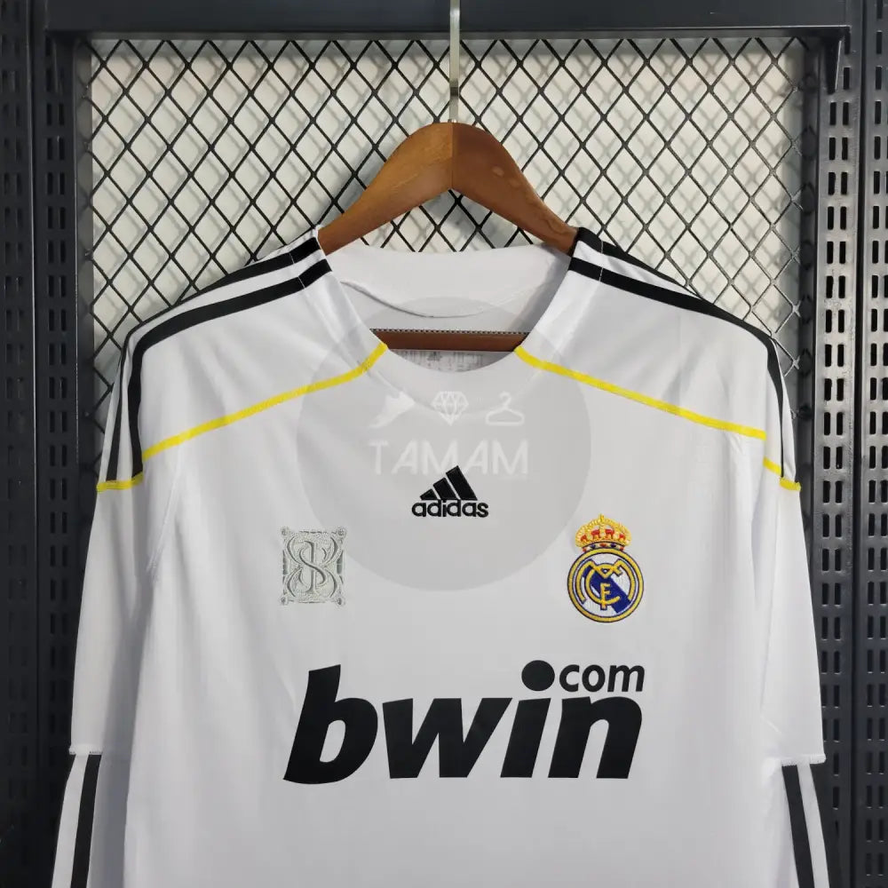 Real Madrid Retro 09/10 Kit Long Sleeves Sleeves Football Jersey