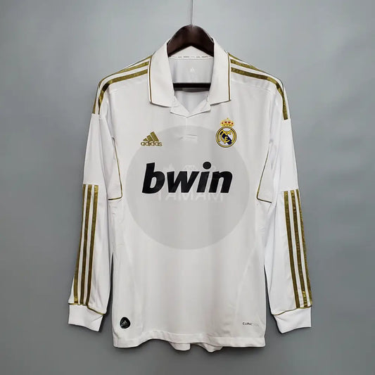 Real Madrid Retro 11/12 Kit Long Sleeves Sleeves Football Jersey