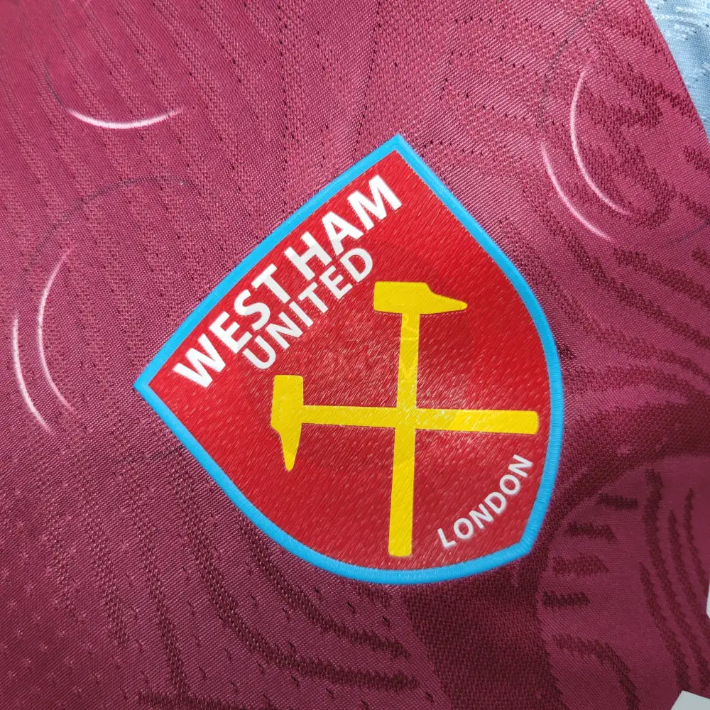 West Ham Home Kit Player Version 23/24 Football Jersey
