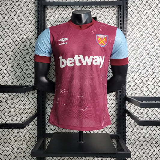 West Ham Home Kit Player Version 23/24 Football Jersey